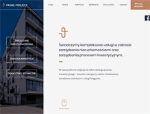 Tablet Screenshot of primeproject.pl